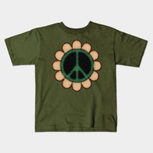 Peace Sunflower Kids T-Shirt